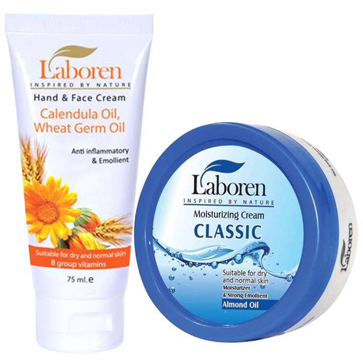 مجموعه کرم مرطوب کننده لابورن مدل Classic Calendula مجموعه 2 عددی